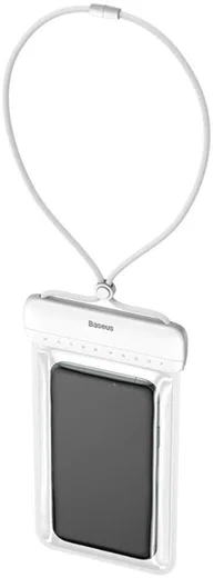Baseus Waterdicht Telefoonhoesje voor Smartphones tot 7.2 Inch Wit afbeelding 3