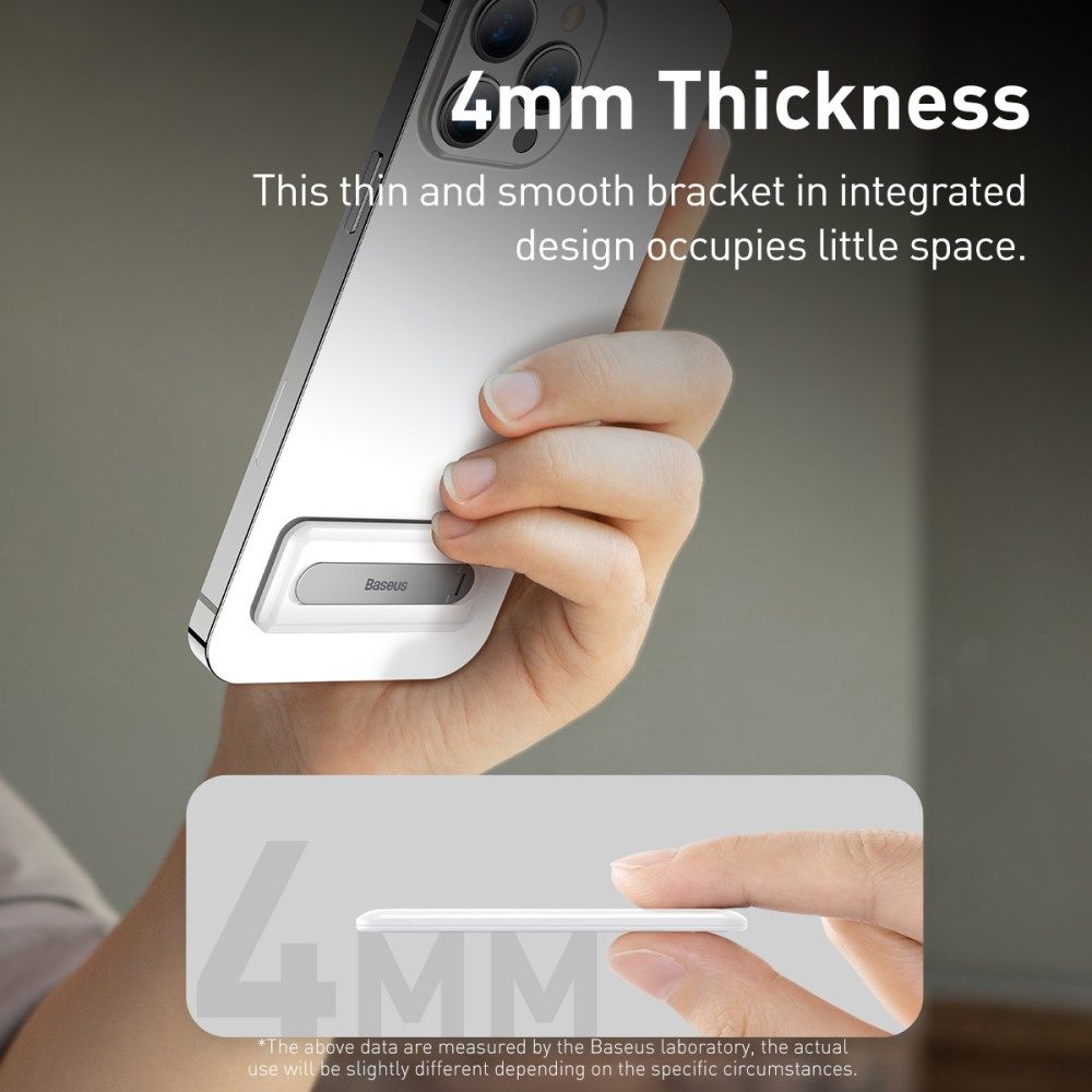 Baseus Kickstand voor Telefoonhoesjes Universele Standaard Wit afbeelding 7