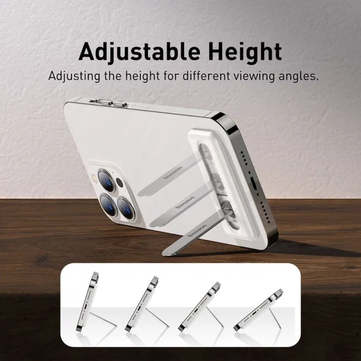 Baseus Kickstand voor Telefoonhoesjes Universele Standaard Wit afbeelding 9
