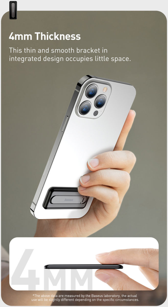 Baseus Kickstand voor Telefoonhoesjes Universele Standaard Wit afbeelding 13