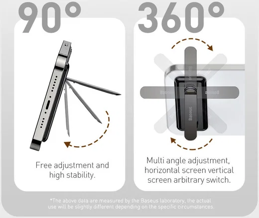 Baseus Kickstand voor Telefoonhoesjes Universele Standaard Wit afbeelding 14