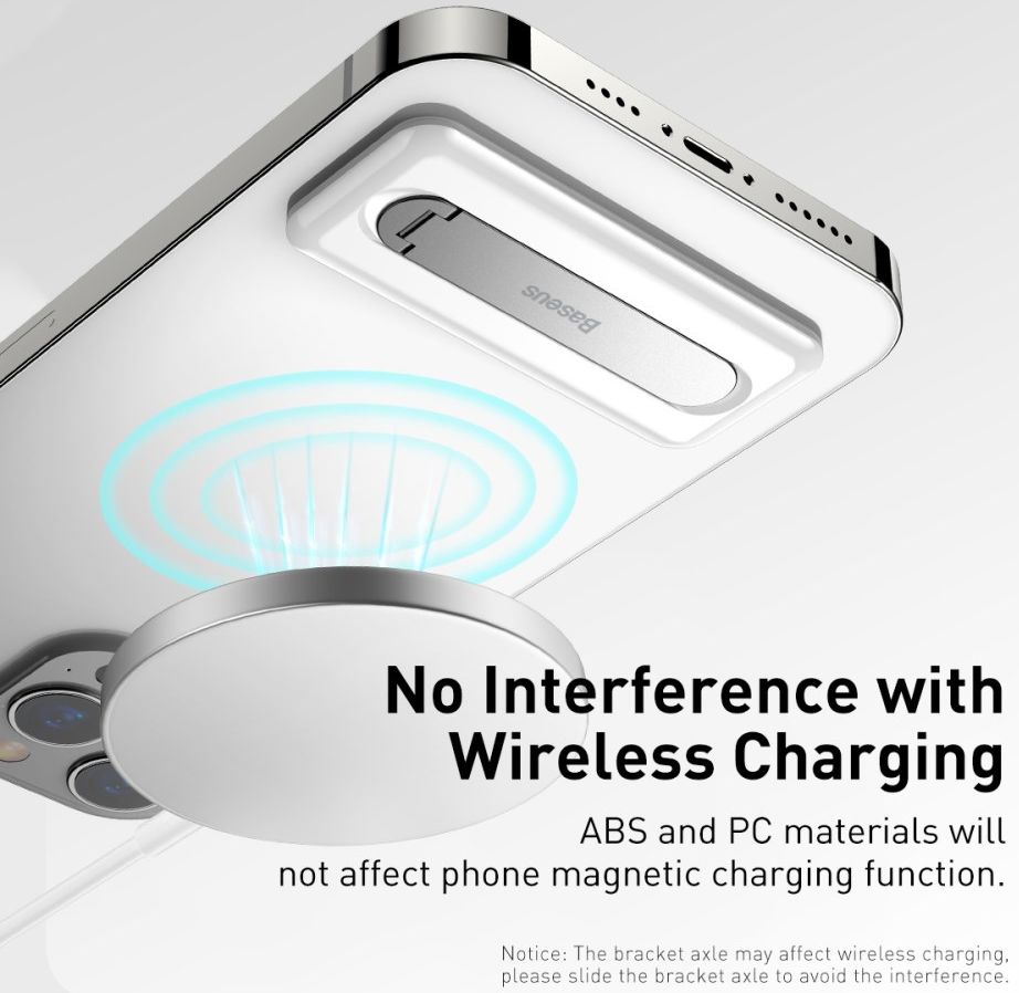 Baseus Kickstand voor Telefoonhoesjes Universele Standaard Wit afbeelding 6