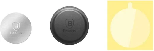 Baseus Metalen Plaatje voor Magnetische Houders (2-Pack) Zwart Ziver afbeelding 5