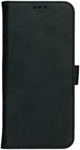 Rosso Deluxe Samsung Galaxy S23 Plus Hoesje Echt Leer Book Case Zwart afbeelding 5