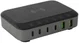 4smarts 7in1 GaN Oplaadstation 100W Snellader met QI Opladen Zwart afbeelding 1