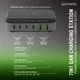 4smarts 7in1 GaN Oplaadstation 100W Snellader met QI Opladen Zwart afbeelding 6