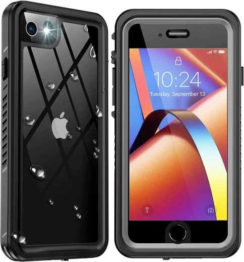 SBG Outdoor Case iPhone SE (2020/2022) Waterdicht Zwart afbeelding 1