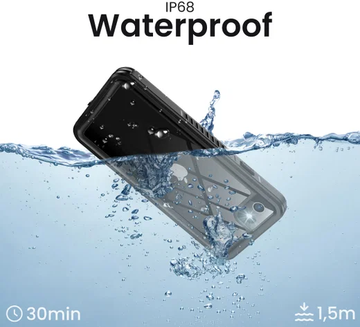 SBG Outdoor Case iPhone SE (2020/2022) Waterdicht Zwart afbeelding 2