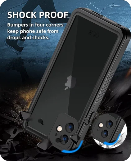 SBG Outdoor Case iPhone 11 Waterdicht Zwart afbeelding 7