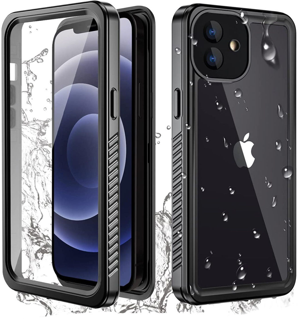 SBG Outdoor Case iPhone 12 Waterdicht Zwart afbeelding 1