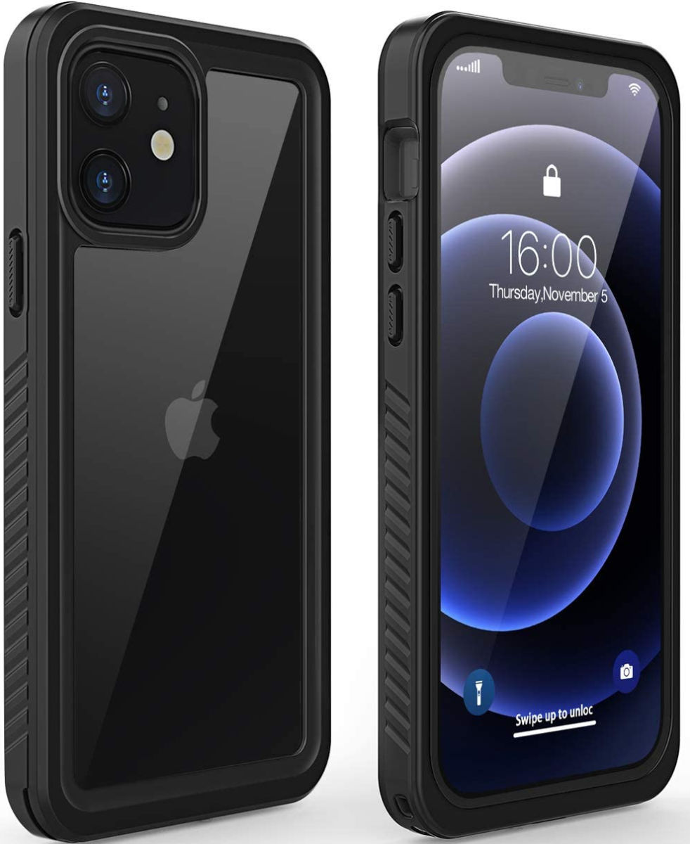 SBG Outdoor Case iPhone 12 Waterdicht Zwart afbeelding 2