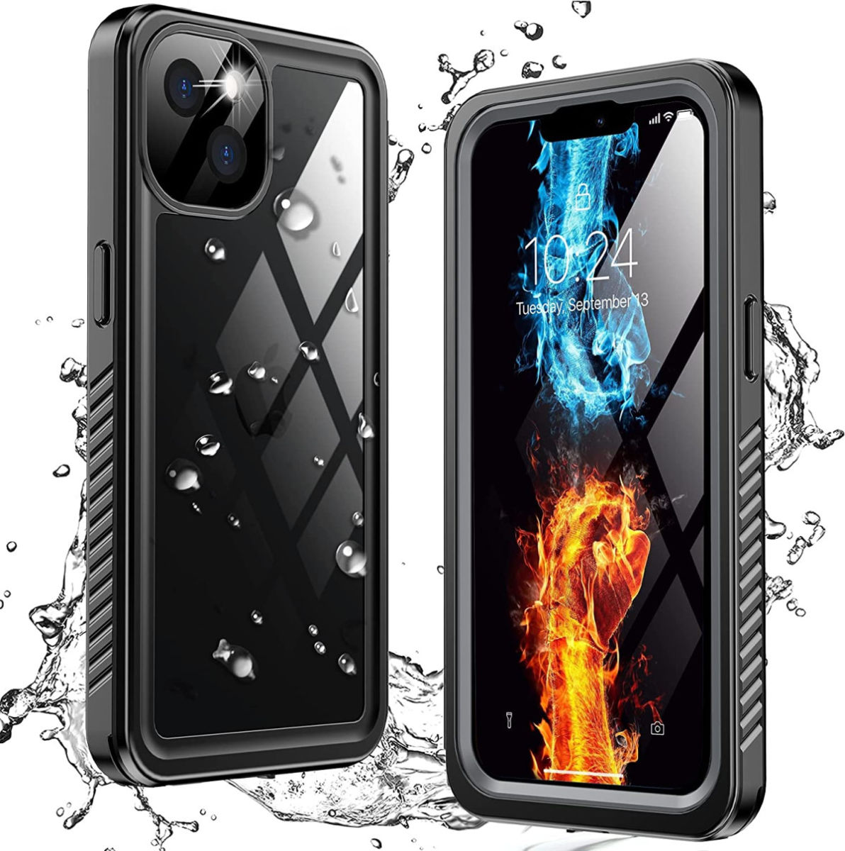 SBG Outdoor Case iPhone 13 Waterdicht Zwart afbeelding 1