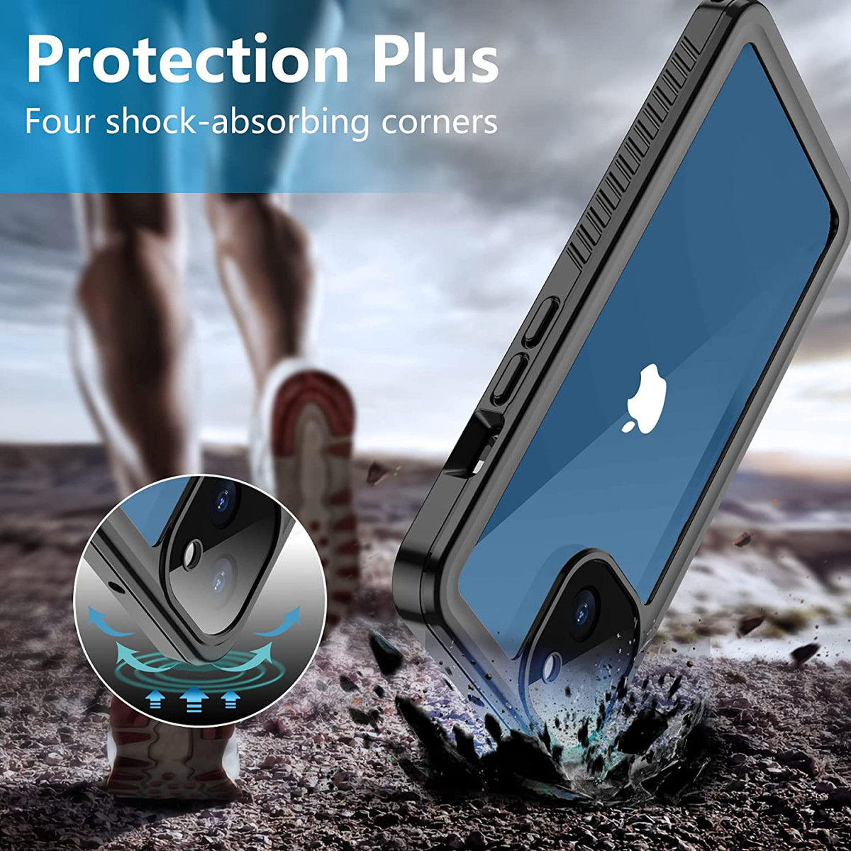 SBG Outdoor Case iPhone 13 Waterdicht Zwart afbeelding 7