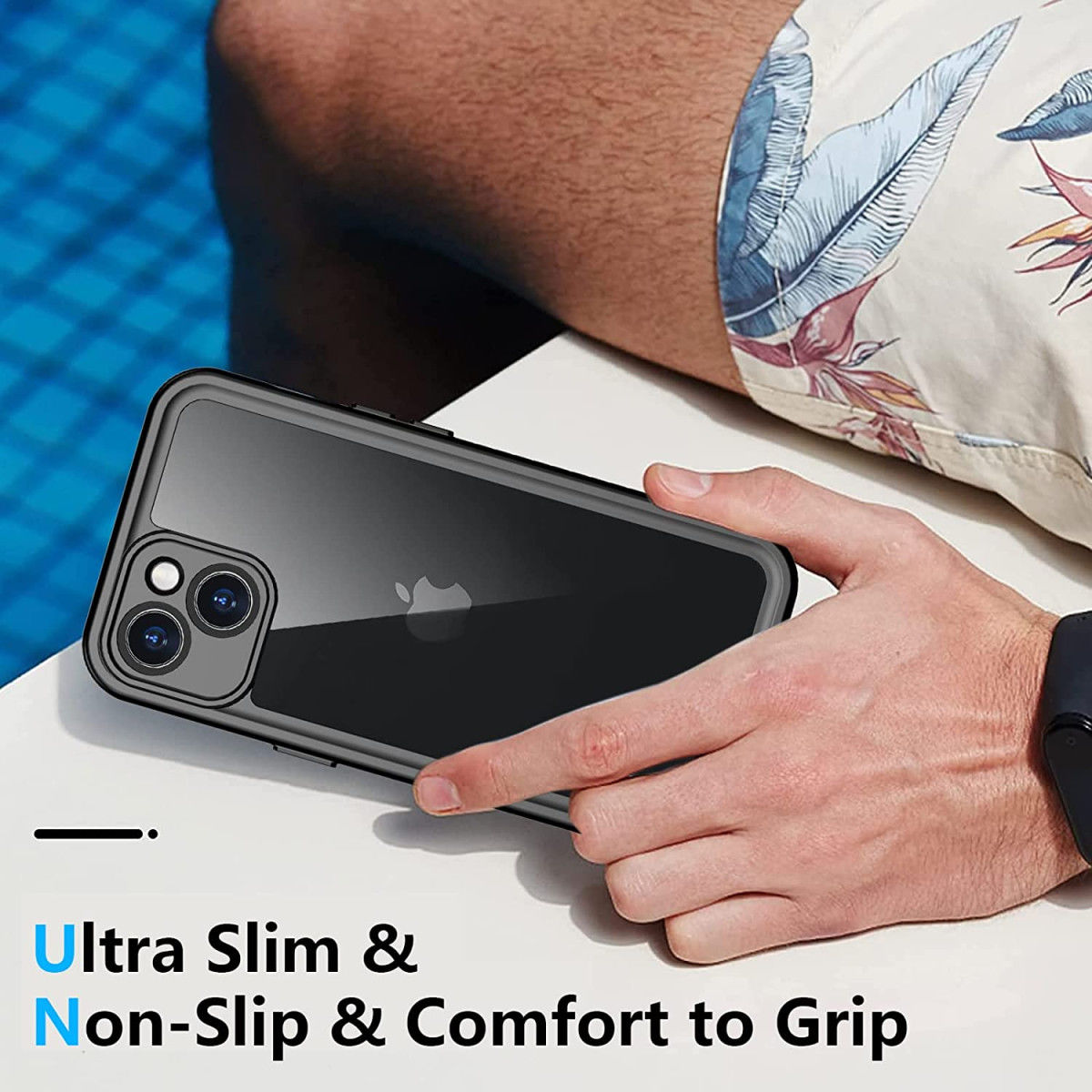 SBG Outdoor Case iPhone 14 Waterdicht Zwart afbeelding 9
