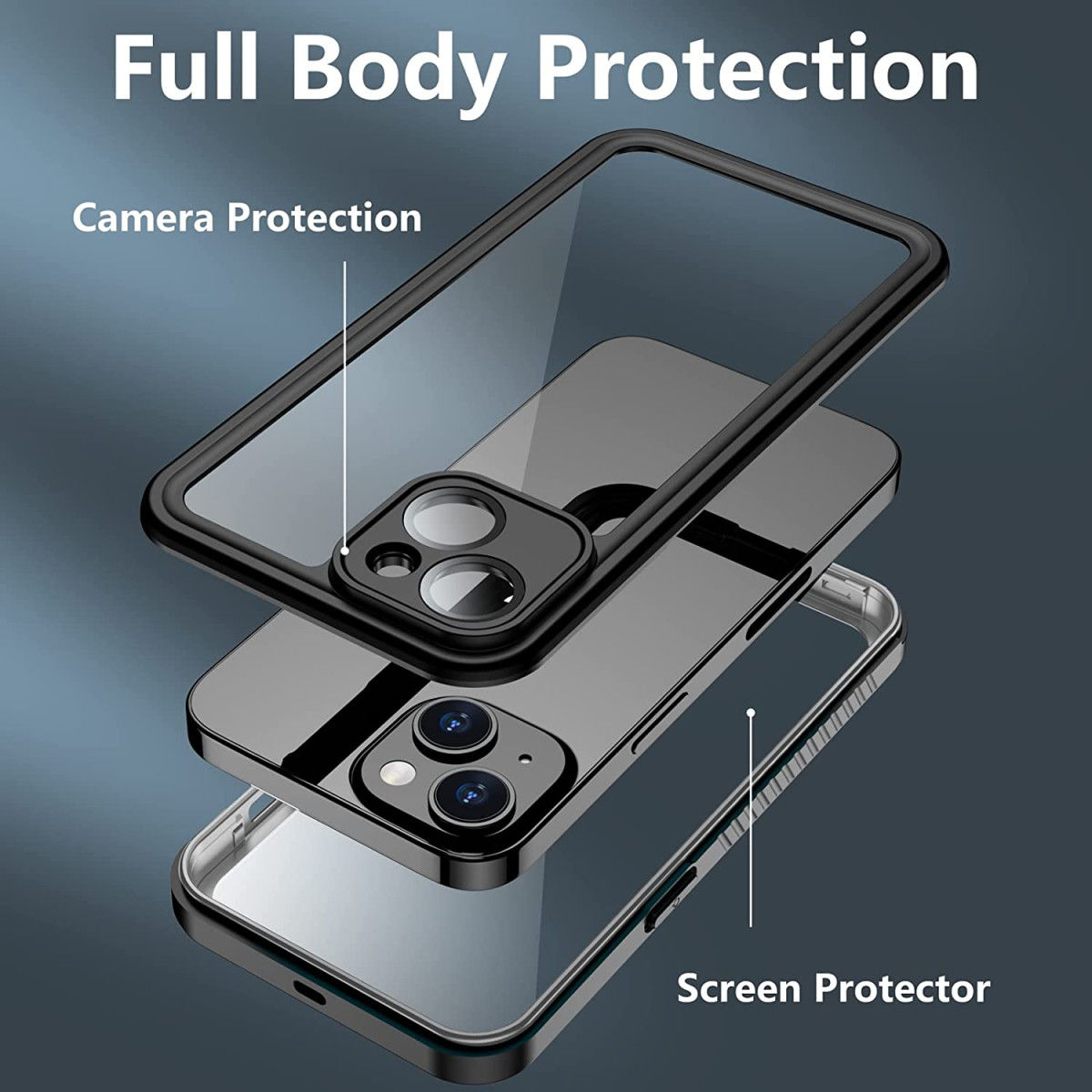 SBG Outdoor Case iPhone 14 Plus Waterdicht Zwart afbeelding 9