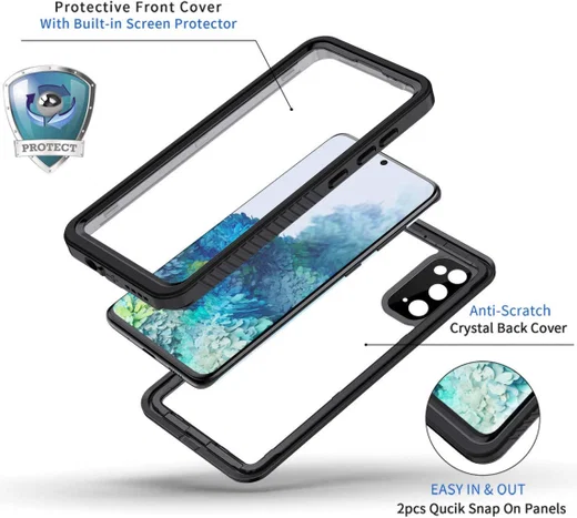 SBG Outdoor Case Samsung Galaxy S20 Waterdicht Zwart afbeelding 9