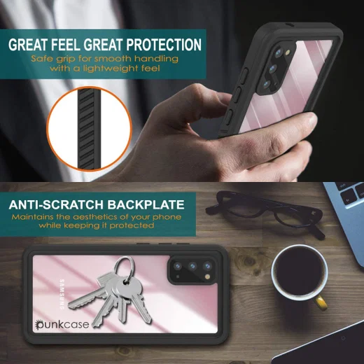 SBG Outdoor Case Samsung Galaxy S20 Waterdicht Zwart afbeelding 11