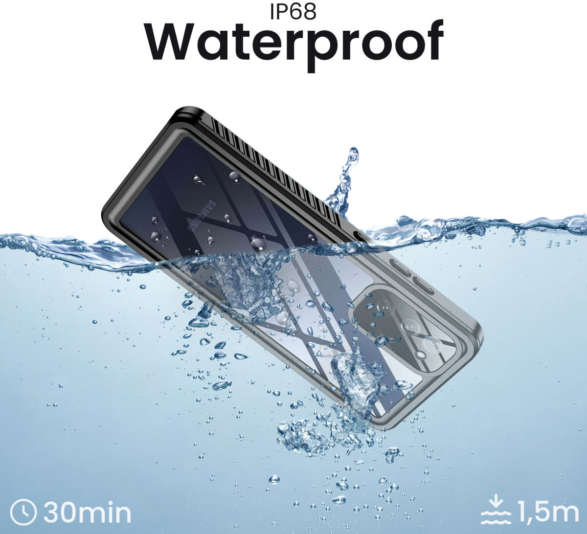 SBG Outdoor Case Samsung Galaxy S20 FE Waterdicht Zwart afbeelding 2