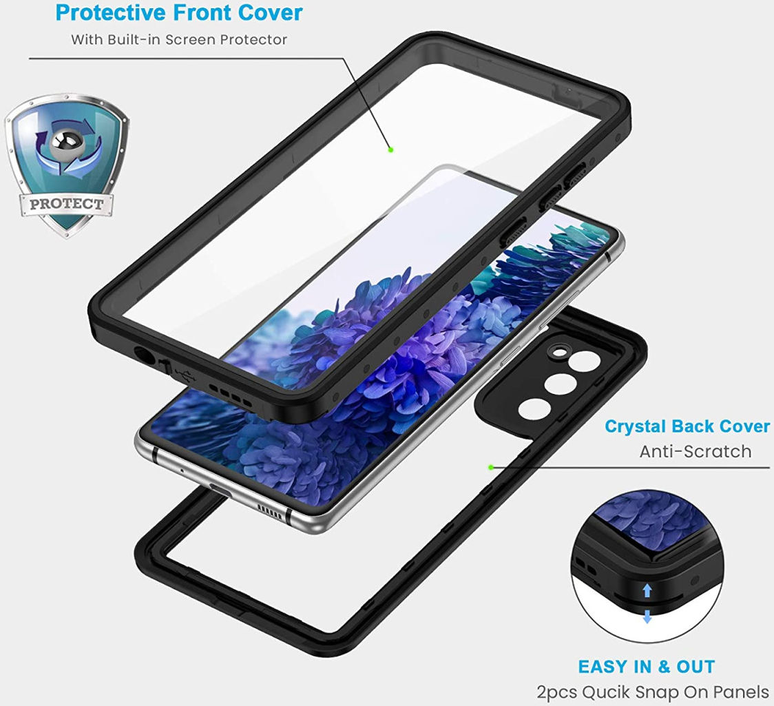 SBG Outdoor Case Samsung Galaxy S20 FE Waterdicht Zwart afbeelding 8