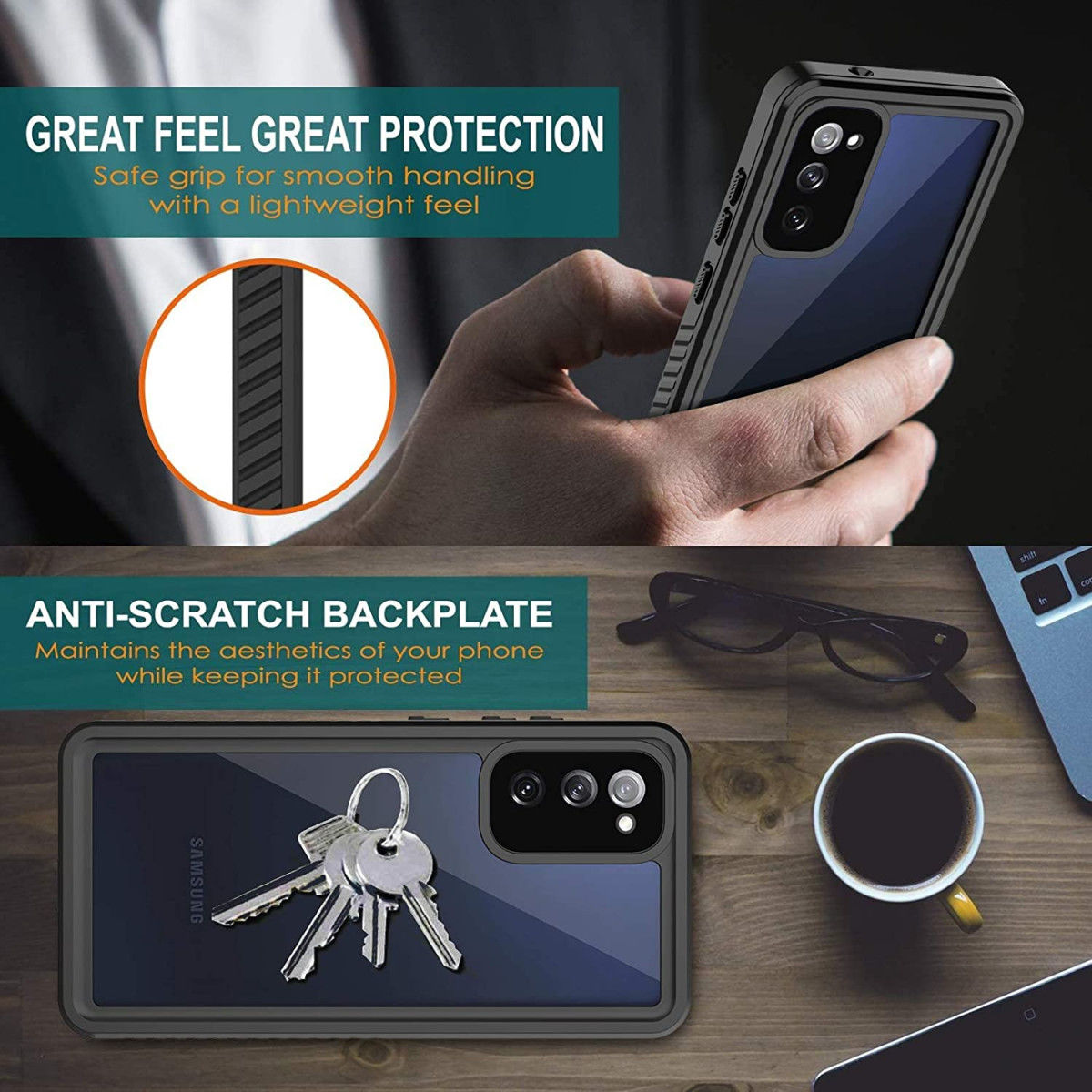 SBG Outdoor Case Samsung Galaxy S20 FE Waterdicht Zwart afbeelding 9