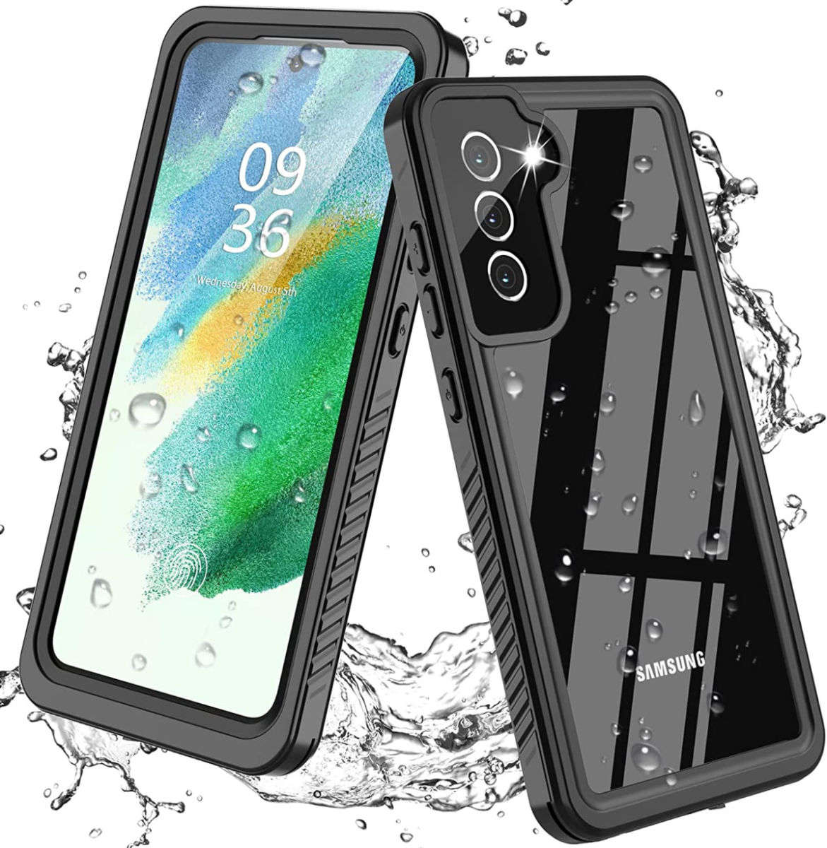 SBG Outdoor Case Samsung Galaxy S21 FE Waterdicht Zwart afbeelding 1