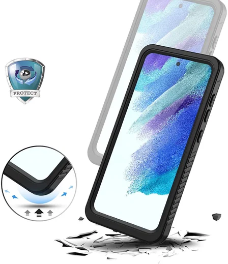 SBG Outdoor Case Samsung Galaxy S21 FE Waterdicht Zwart afbeelding 8