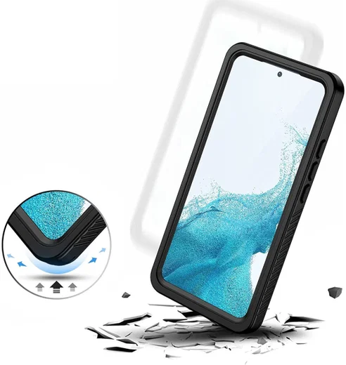 SBG Outdoor Case Samsung Galaxy S22 Waterdicht Zwart afbeelding 8