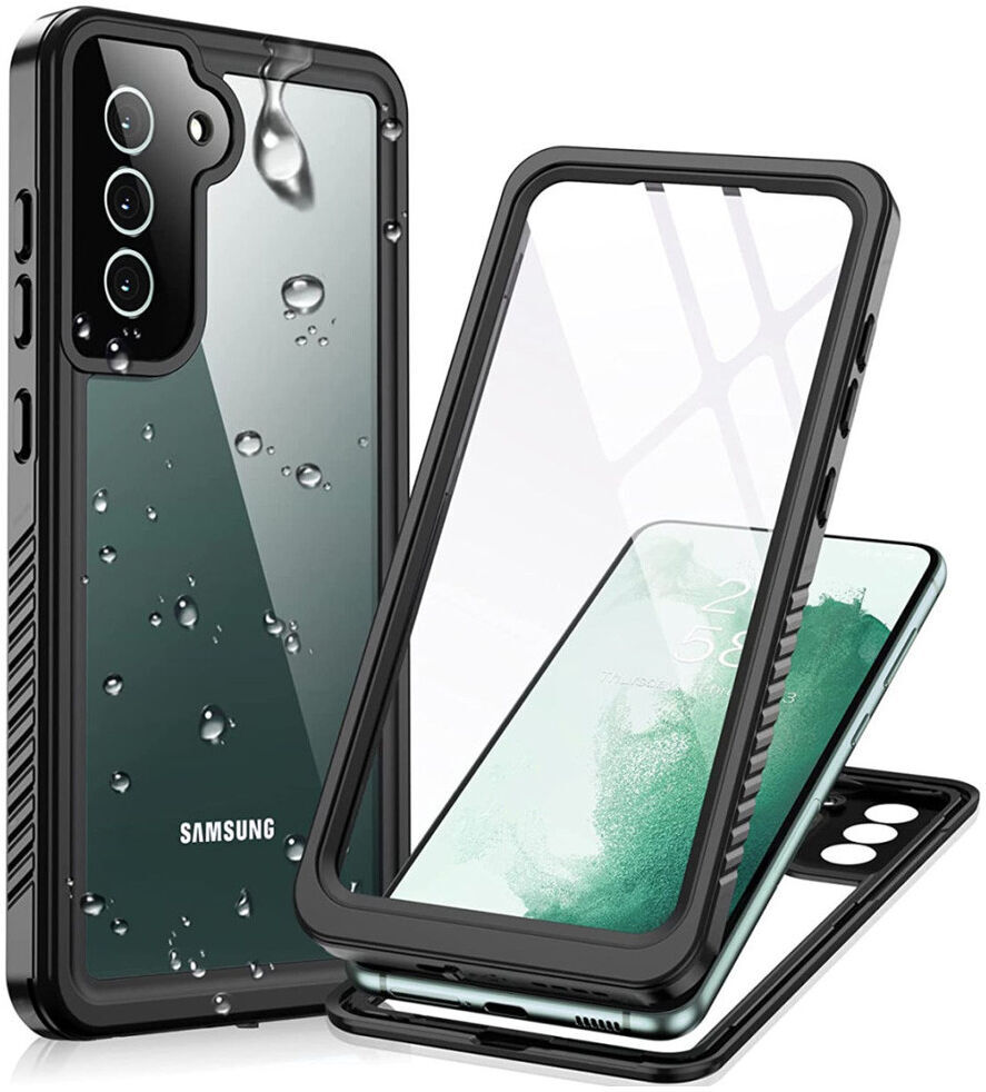 SBG Outdoor Case Samsung Galaxy S22 Waterdicht Zwart afbeelding 1