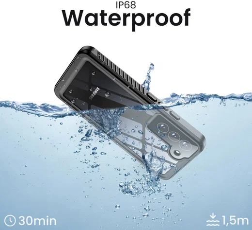 SBG Outdoor Case Samsung Galaxy S22 Plus Waterdicht Zwart afbeelding 2