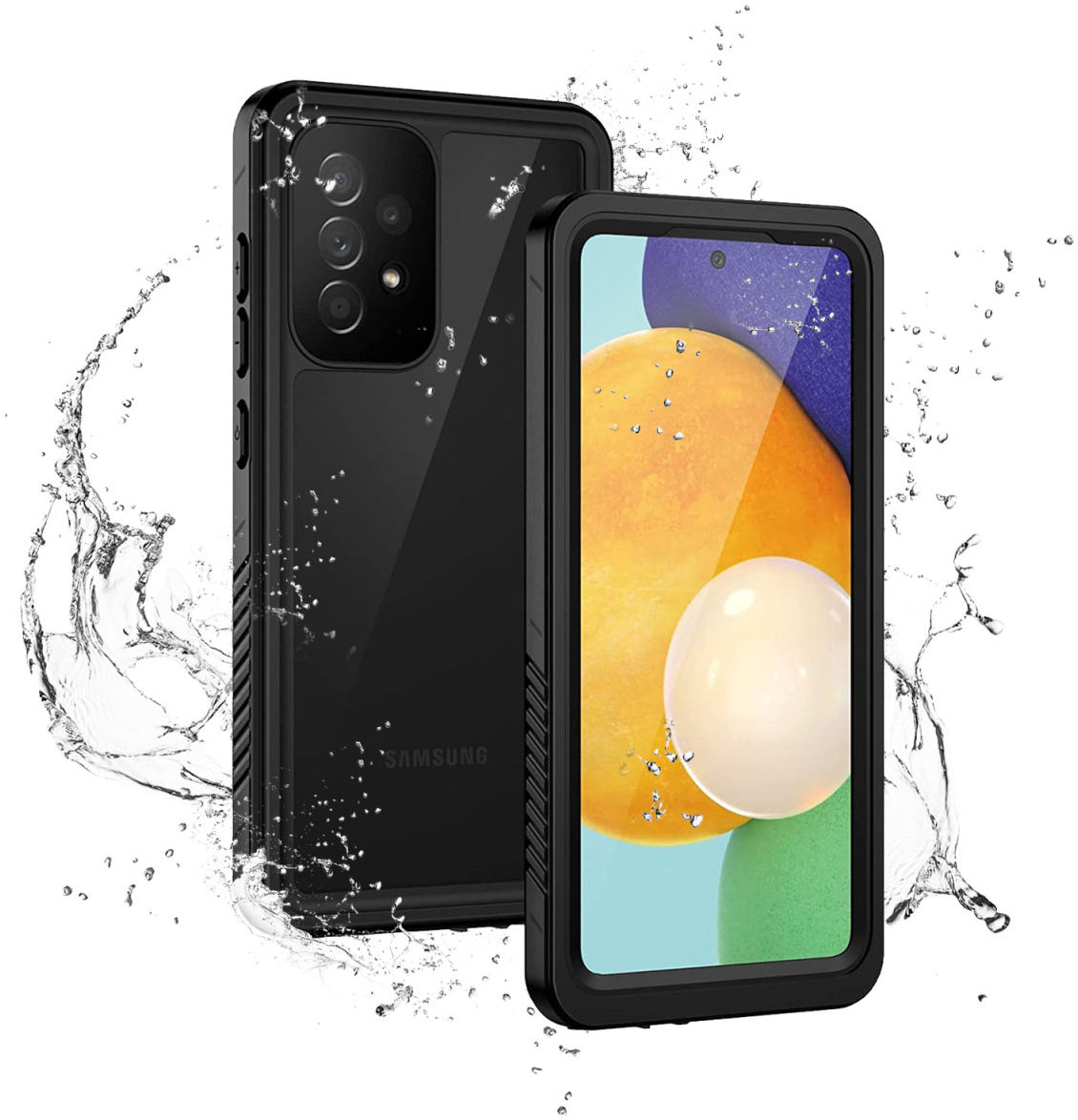 SBG Outdoor Case Samsung Galaxy A52 / A52S Waterdicht Zwart afbeelding 1