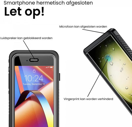 SBG Outdoor Case Samsung Galaxy A52 / A52S Waterdicht Zwart afbeelding 5