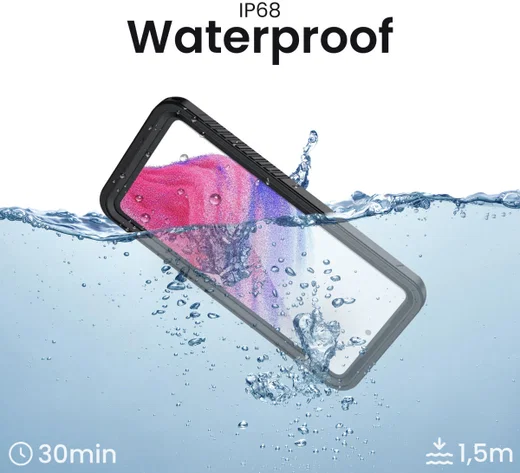 SBG Outdoor Case Samsung Galaxy A53 Waterdicht Zwart afbeelding 2