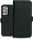Rosso Deluxe Samsung Galaxy S23 Hoesje Echt Leer Book Case Zwart afbeelding 6