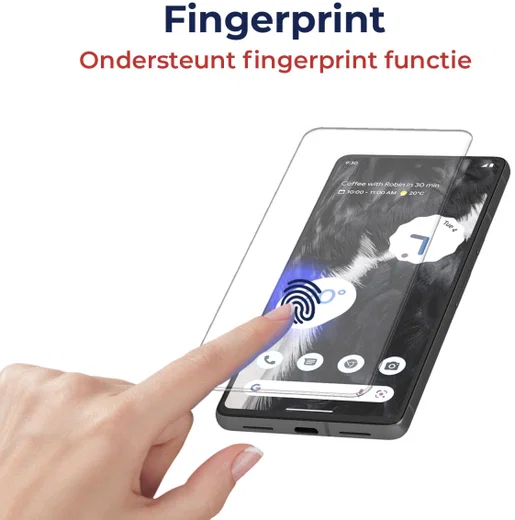 Rosso Google Pixel 7 Tempered Glass Fingerprint & Case Friendly afbeelding 2