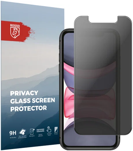 Rosso Apple iPhone 11 / XR 9H Tempered Glass Screen Protector Privacy afbeelding 1