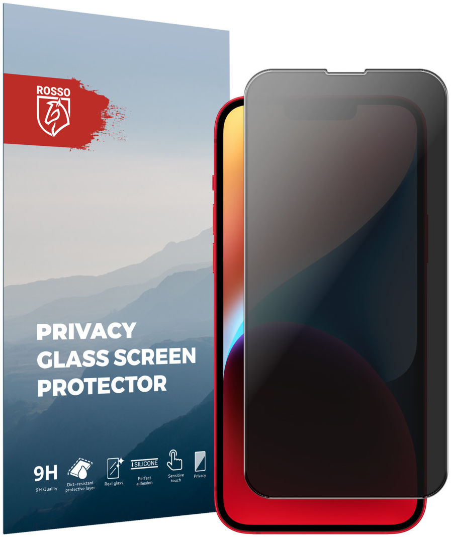 Rosso Apple iPhone 14 Plus 9H Tempered Glass Screen Protector Privacy afbeelding 1