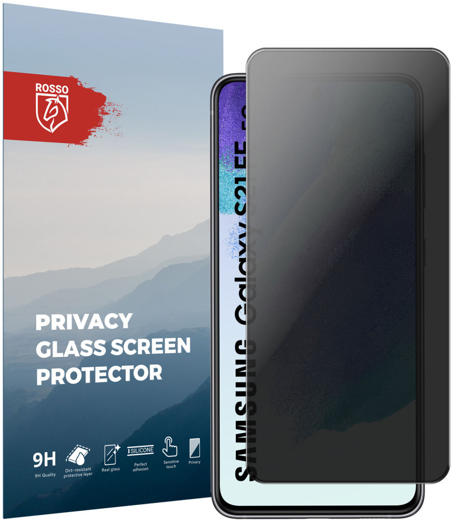Rosso Samsung Galaxy S21 FE 9H Tempered Glass Screen Protector Privacy afbeelding 1