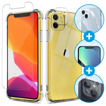 Apple iPhone 11 Hoesje + Screen Protector + Camera Protector