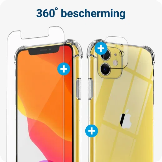 Apple iPhone 11 Hoesje + Screen Protector + Camera Protector afbeelding 3