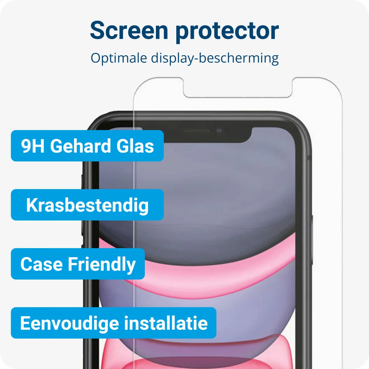 Apple iPhone 11 Hoesje + Screen Protector + Camera Protector afbeelding 6