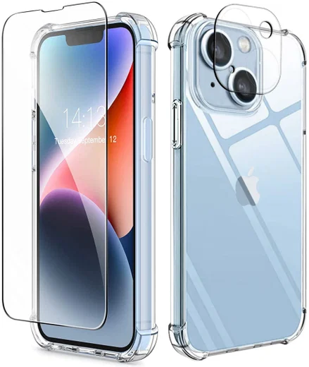 Apple iPhone 14 Hoesje + Screen Protector + Camera Protector afbeelding 10