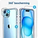 Apple iPhone 14 Hoesje + Screen Protector + Camera Protector afbeelding 3