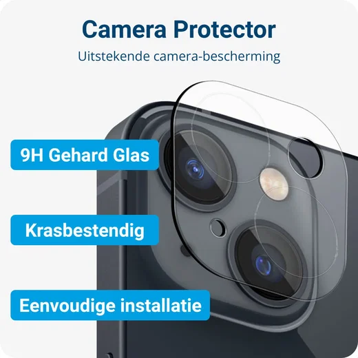 Apple iPhone 14 Hoesje + Screen Protector + Camera Protector afbeelding 5