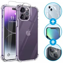 Apple iPhone 14 Pro Hoesje + Screen Protector + Camera Protector afbeelding