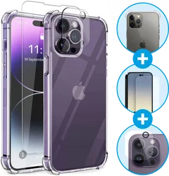 Apple iPhone 14 Pro Max Hoesje + Screen Protector + Camera Protector afbeelding