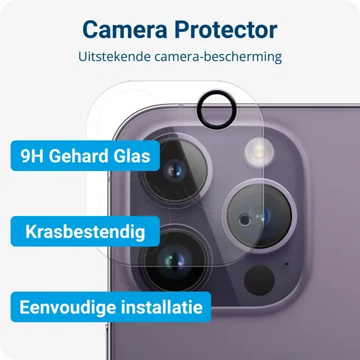Apple iPhone 14 Pro Max Hoesje + Screen Protector + Camera Protector afbeelding 6