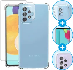 Samsung Galaxy A52 / A52s Hoesje + Screen Protector + Camera Protector afbeelding