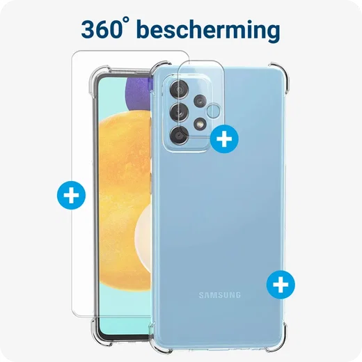 Samsung Galaxy A52 / A52s Hoesje + Screen Protector + Camera Protector afbeelding 3