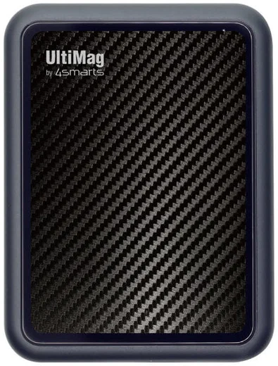 4smarts UltiMag Lucid Compacte MagSafe Powerbank 5.000 mAh Zwart afbeelding 2