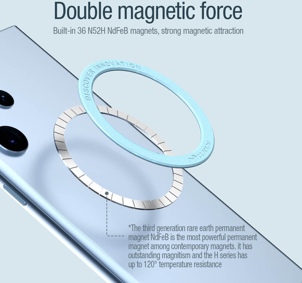 Nillkin SnapLink Air MagSafe Sticker voor Telefoonhoesjes Groen afbeelding 5